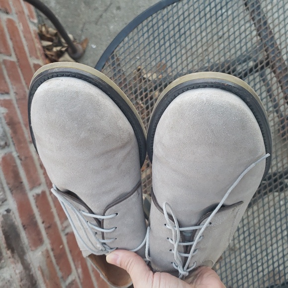 VINCE Suede Leather Loafer Dress Shoes Size 9 Taupe Old Money Classic Italy - Picture 7 of 16